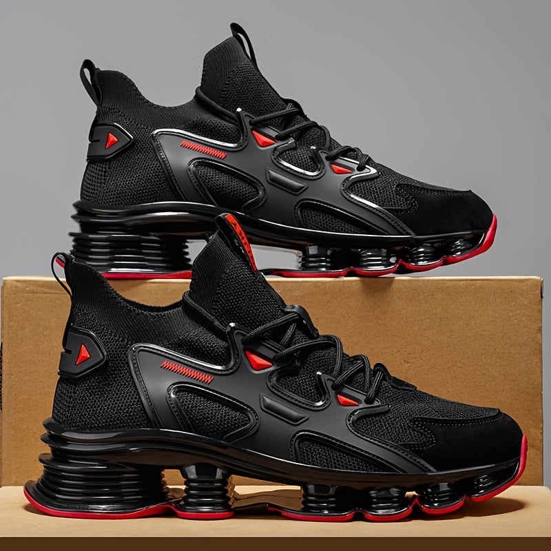 mens breathable low top sneakers running shoes