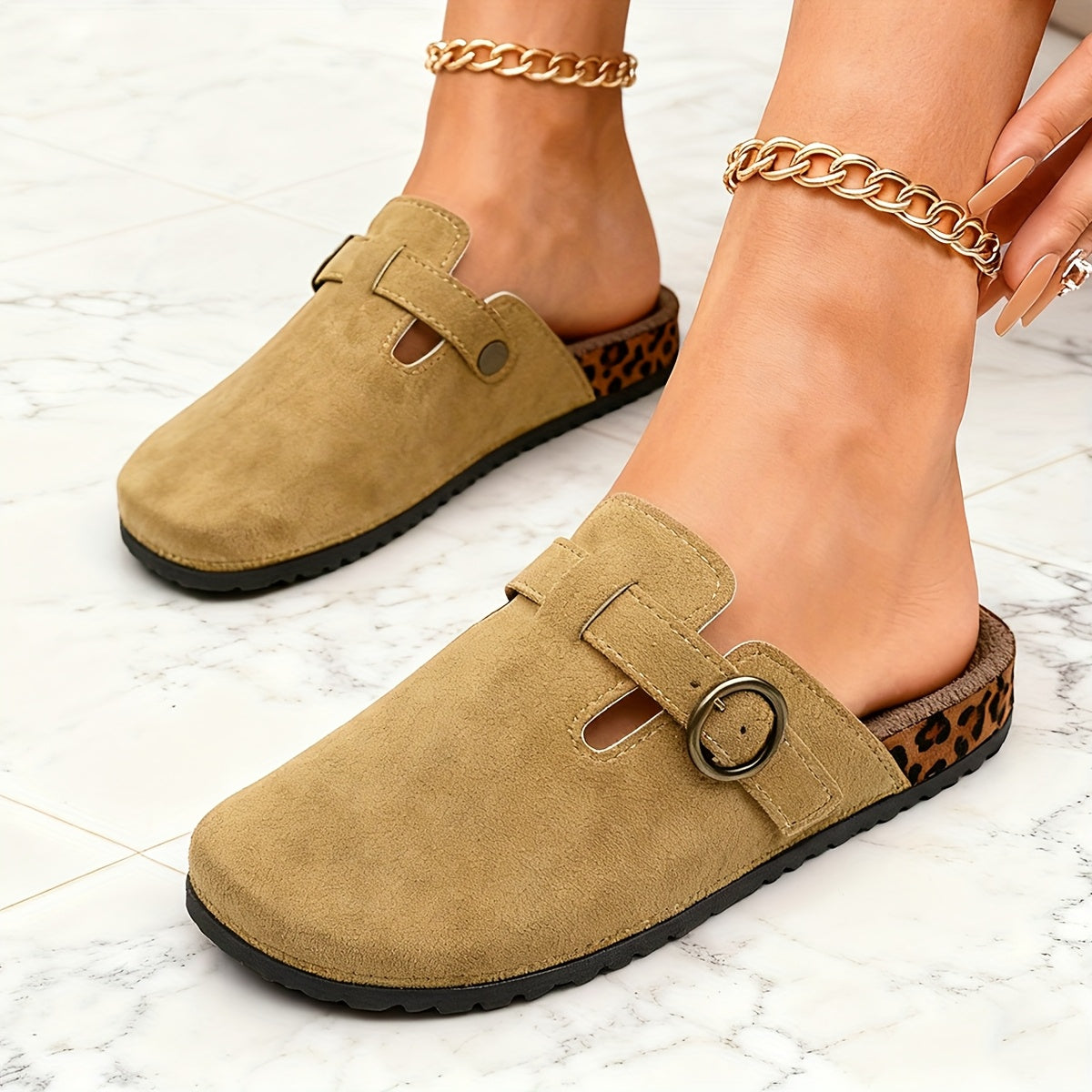 new style outdoor slip closed toe slippers thick soft anti