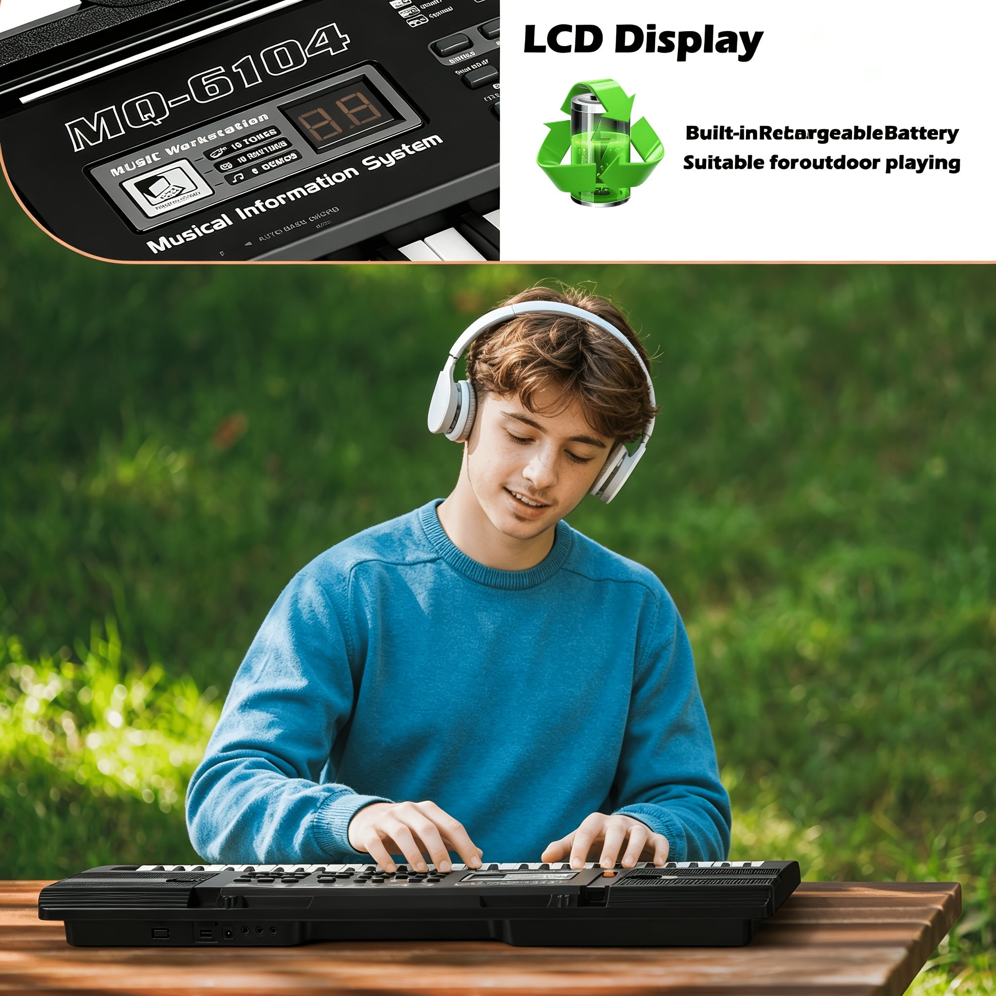 beginners keyboard 25 5 61 key keyboard built in speakers