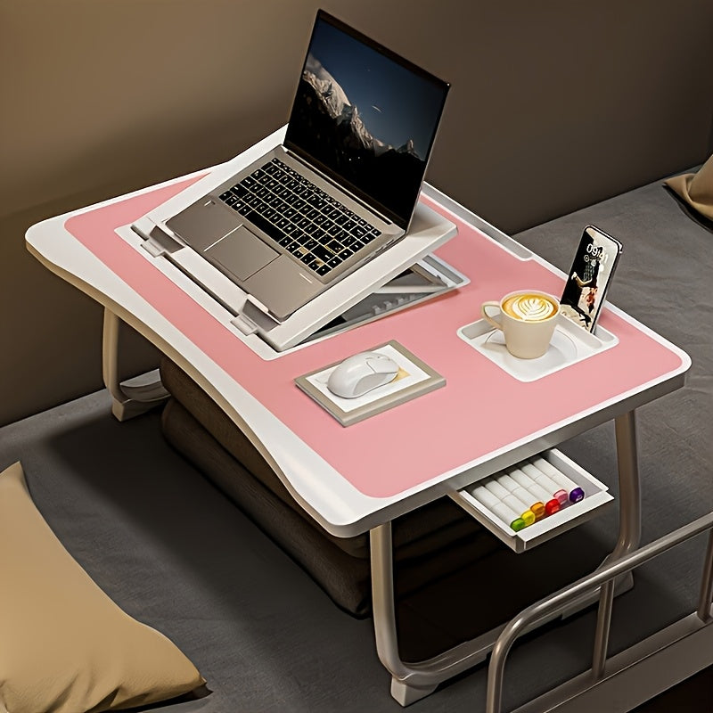 portable laptop bed table cup holder multifunctional tray