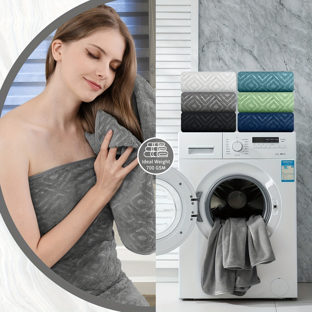 8pcs extra large bath towel ultra soft thick bath towel