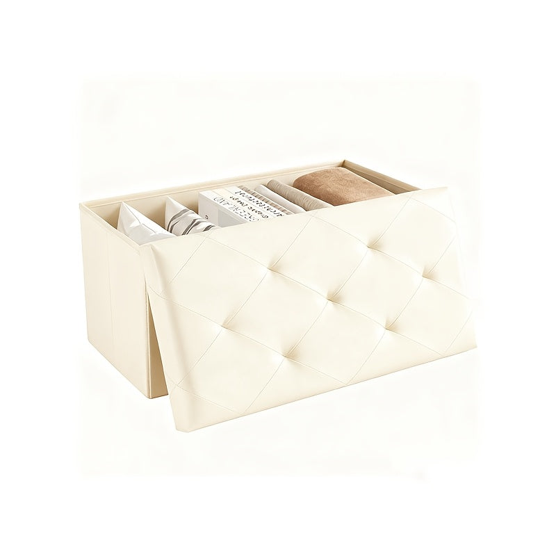 30 43 inch heavy duty folding storage   bench shoe