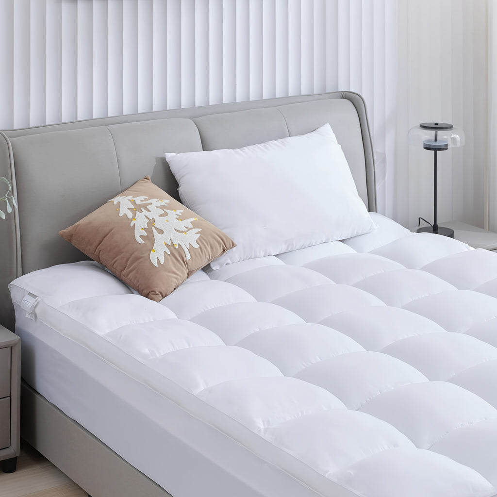 twin mattress topper 500 gsm cotton pillow top quilted