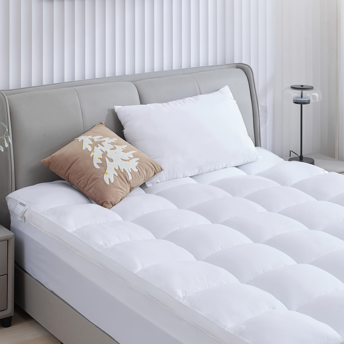 twin mattress topper 500 gsm cotton pillow top quilted