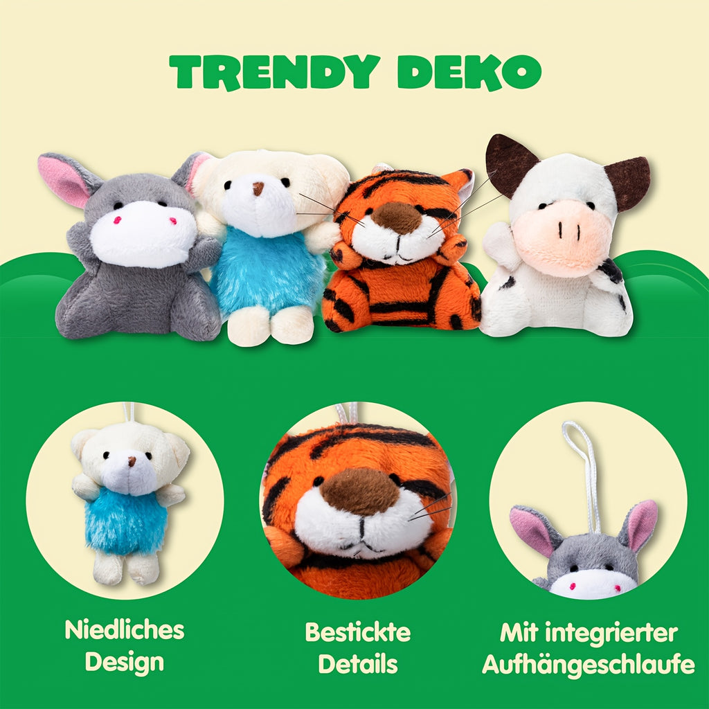 36 pack mini animal plush toy assortment 36 units 3 bulk