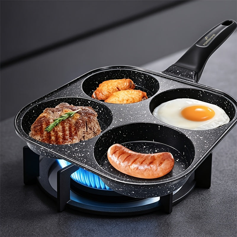1pc non stick   pan heat resistant wooden handle spray