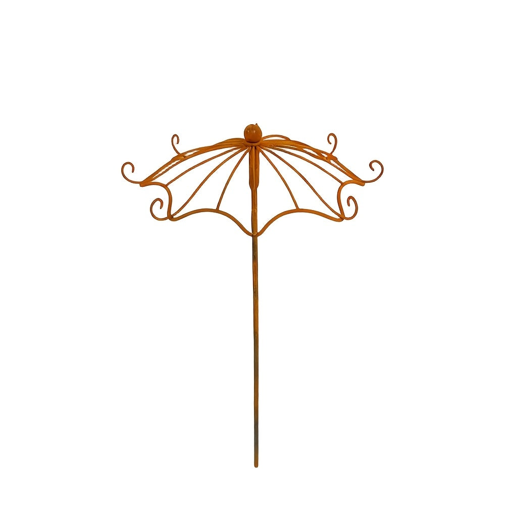 3d umbrella shaped metal garden vine flower stand vintage