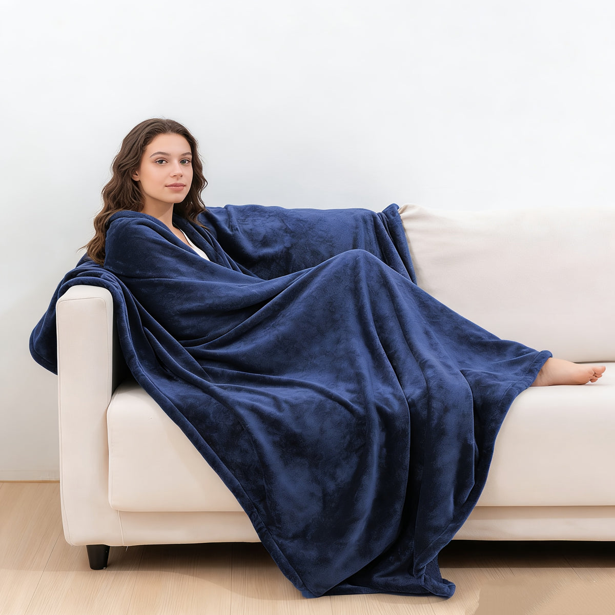 1pc orhopui   rabbit fleece blanket soft warm throw