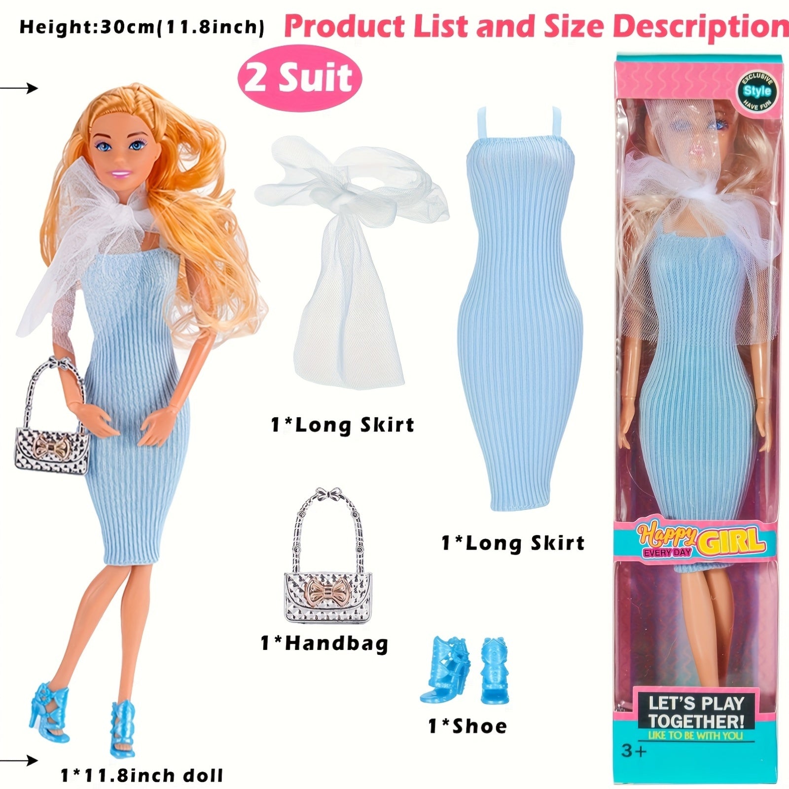 11 5 inch american toy princess dolls playset fashion