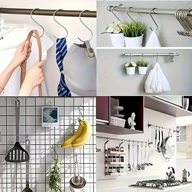 20pcs heavy duty stainless steel s hooks   kitchen