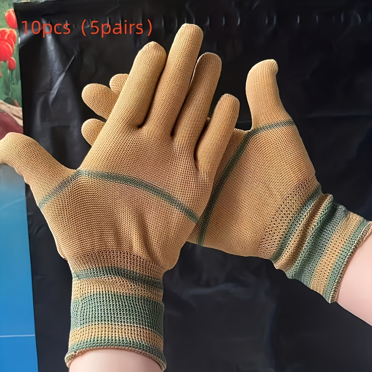 10pcs pack thickened multi purpose gloves elastic wrist cuff