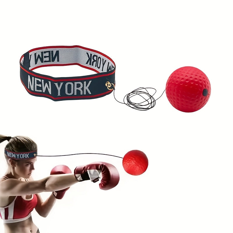 version head mounted boxing reaction speed ball