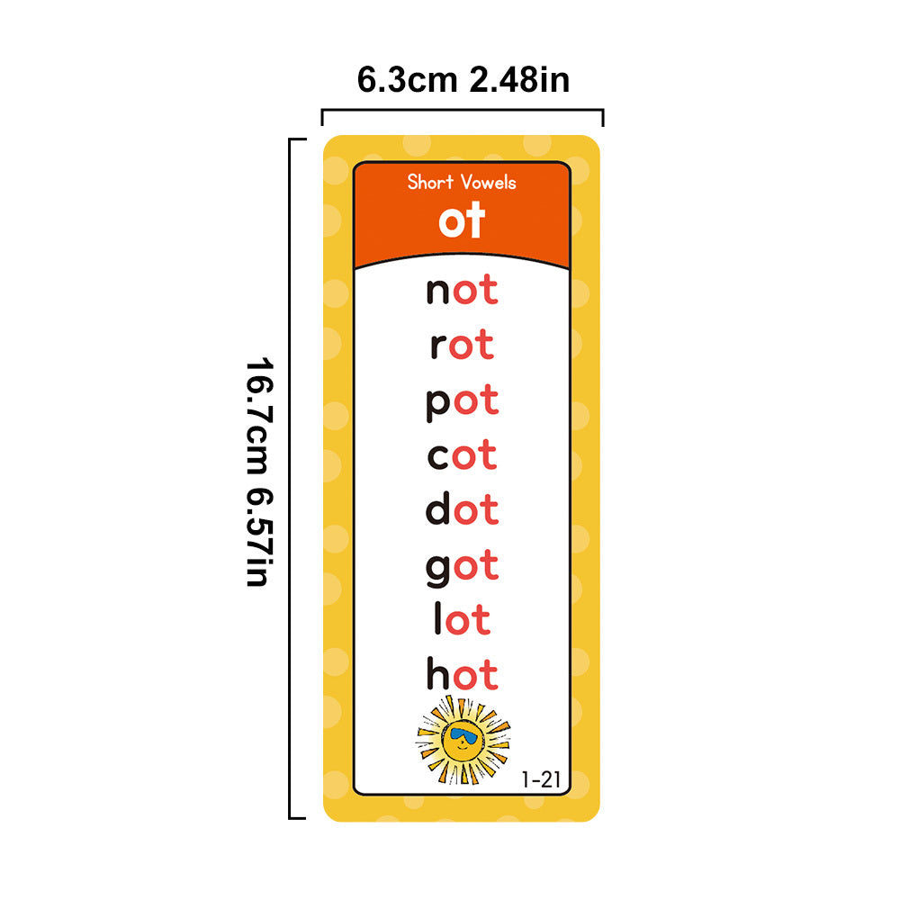 117 families words phonics word   cards english