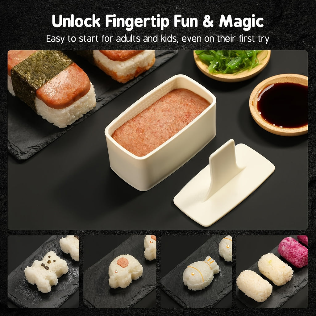 9 27pcs sushi making kit rice roll molds tool home beginners