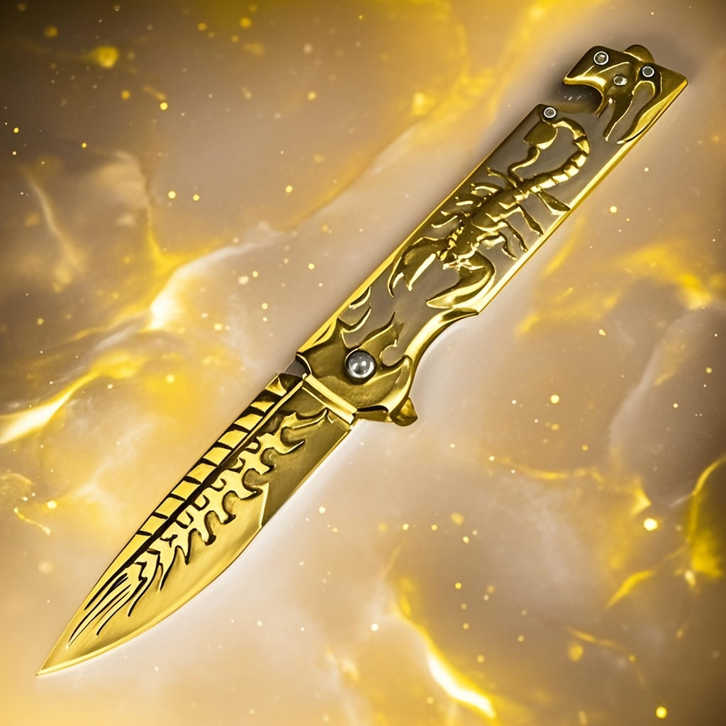 pattern folding knife outdoor camping pocket knife