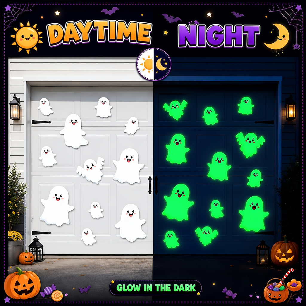 15  in dark garage door magnets luminous in