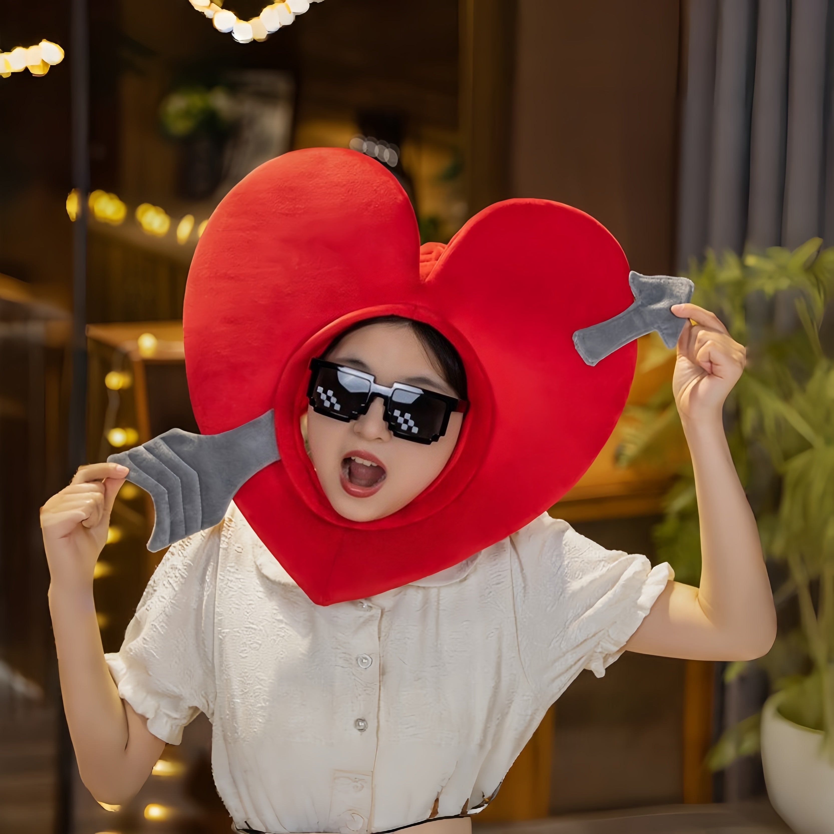 valentines day   festival   mens womens red heart
