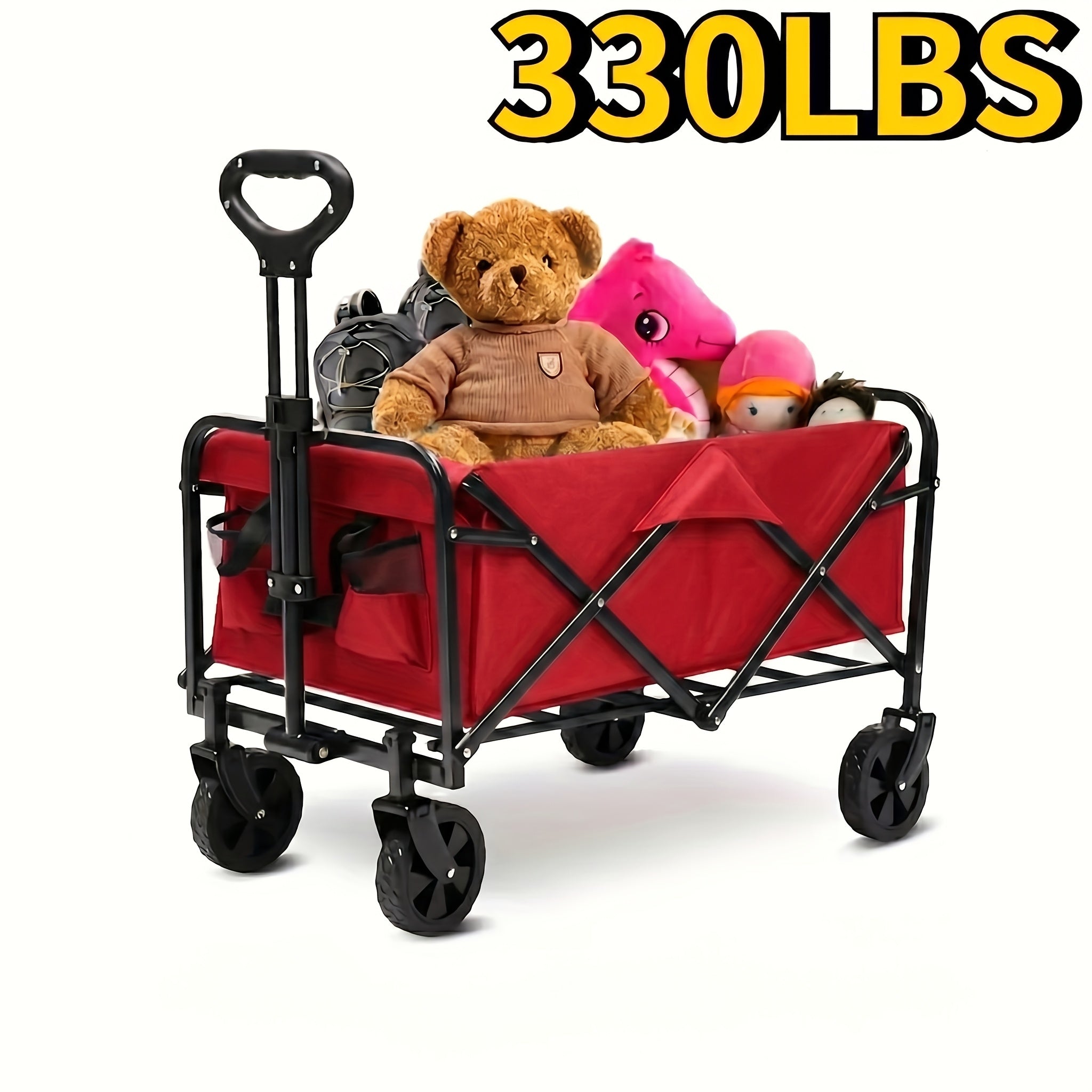 450 330 220lbs capacity heavy duty terrain folding