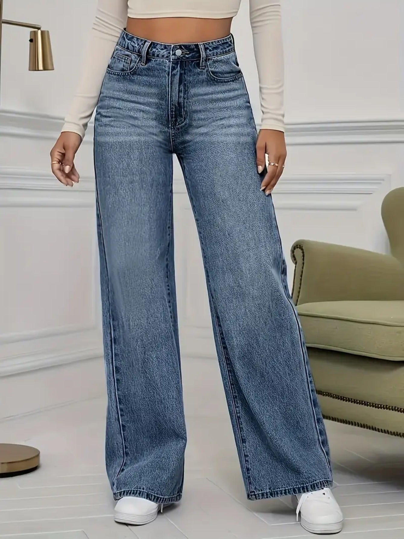 womens wide leg denim womens baggy wide leg denim pants