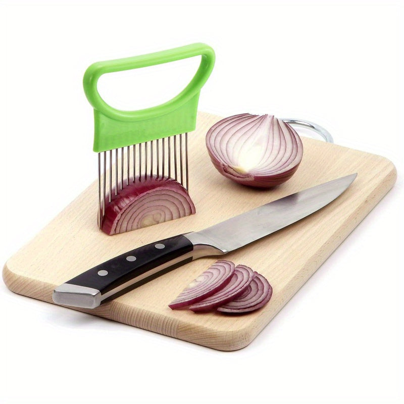 1 2 4pcs onion slicer vegetable tomato holder slicer cutter