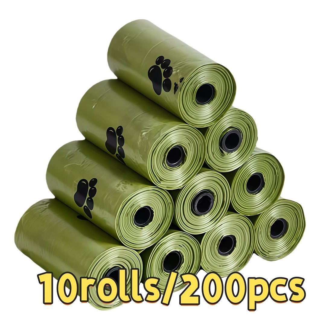 10 rolls 200pcs pet waste bags portable pet waste bag refill