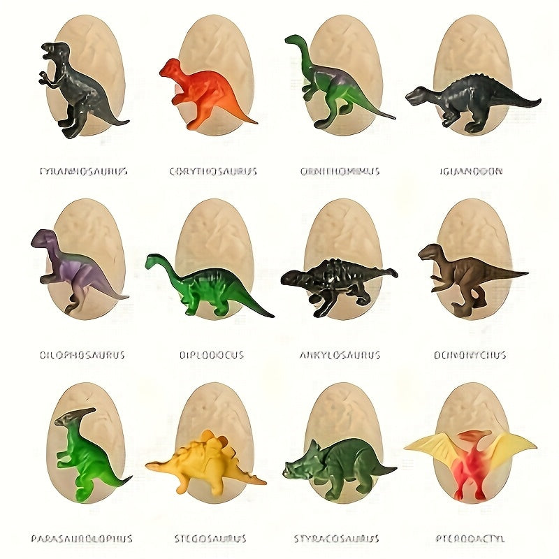 12pcs dinosaur egg set   mental development enhances
