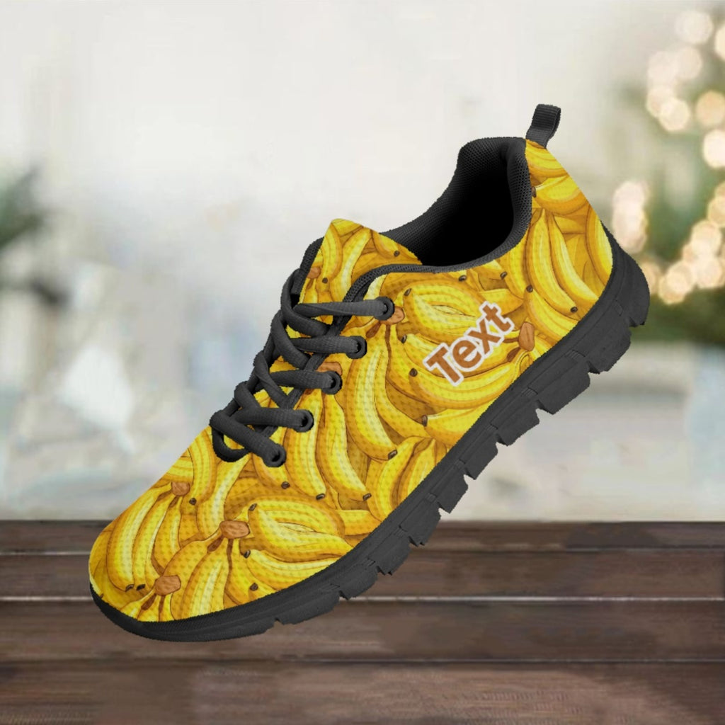 personalized name custom banana   shoes training