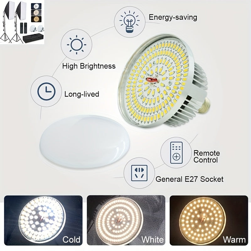 1 2pcs softbox lighting kit 2x19 7 x27 5