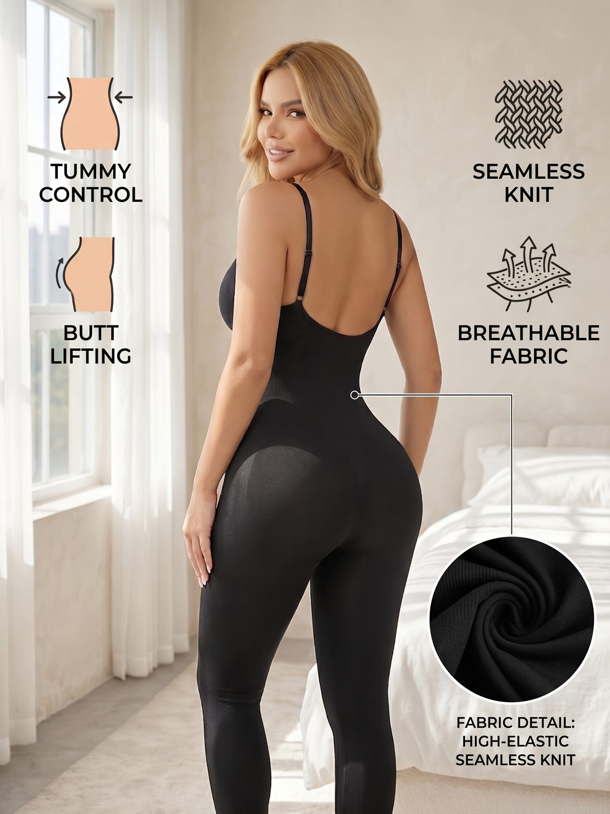 ladies   body shaping jumpsuit   body