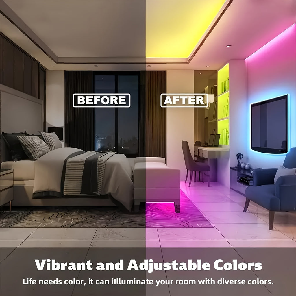 100  lights bedroom color changing led strip