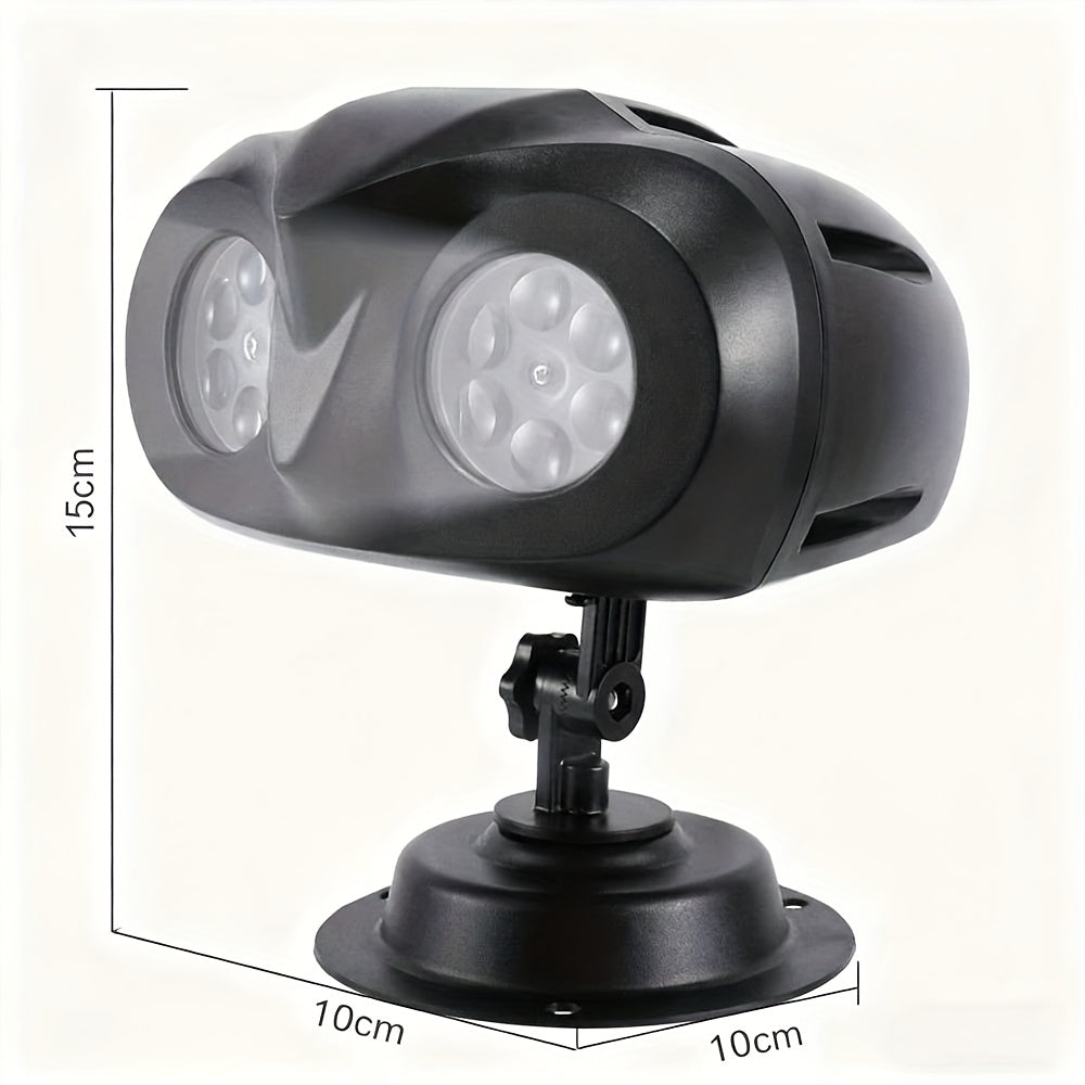 snowflake projector light rotating effect decoration