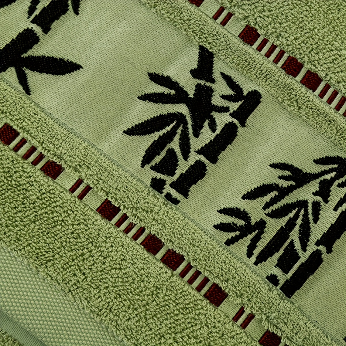 3pcs bamboo fiber towel set bamboo pattern quick dry ultra