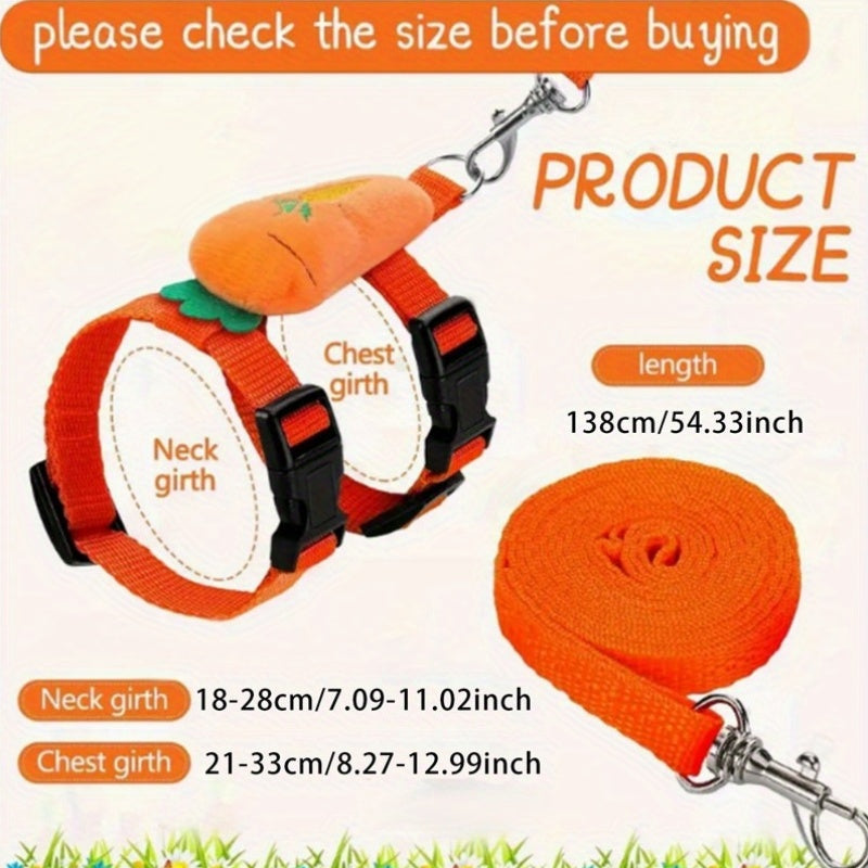 1pc   adjustable leash small animal rabbit leash