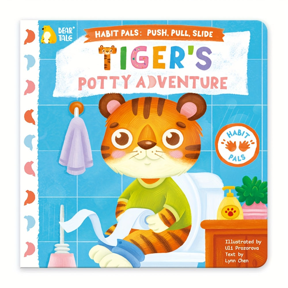 tigers potty adventure push pull books busy book preschool