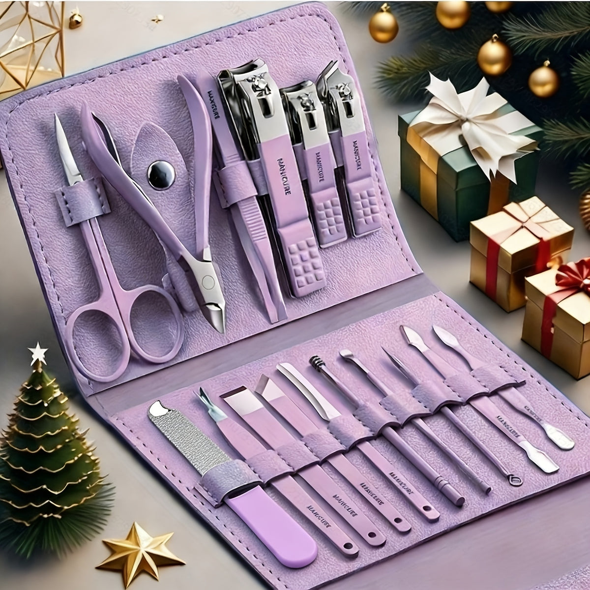 1 set 16 premium stainless steel   nail clippers