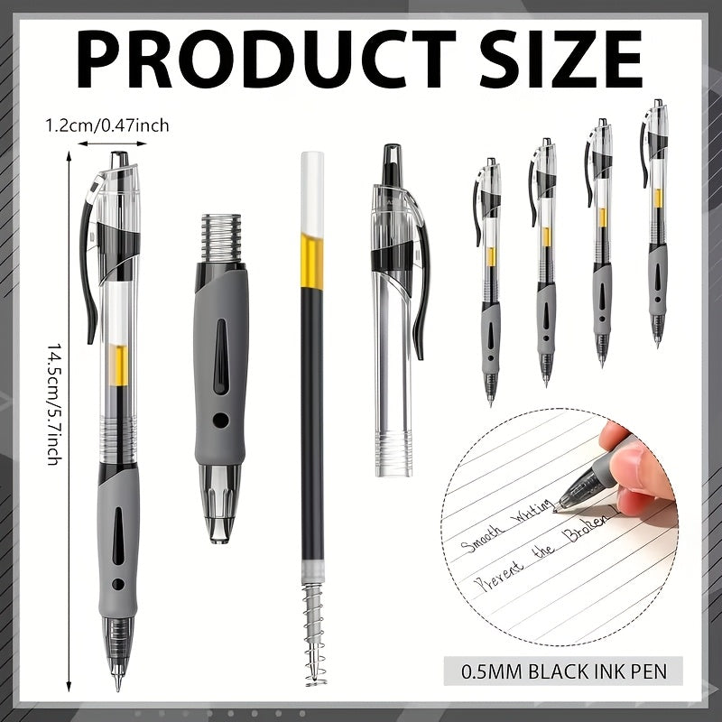 13pcs large capacity ballpoint pen set 0 5mm fine point