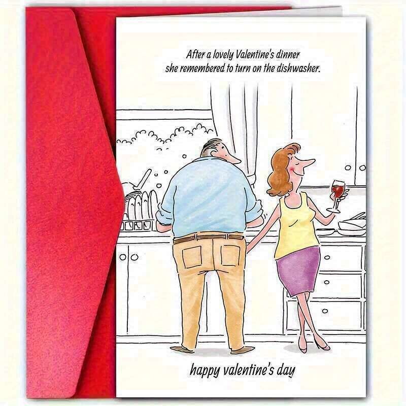 a fun valentines day card an envelope featuring a humorous