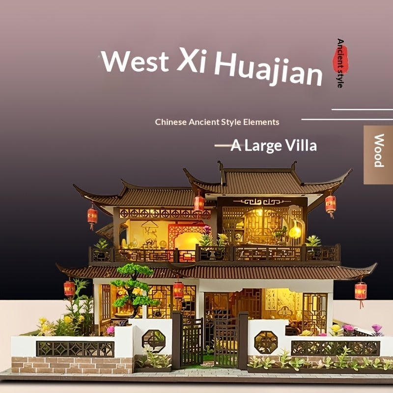 chinese architectural models 3d puzzles new styles villa