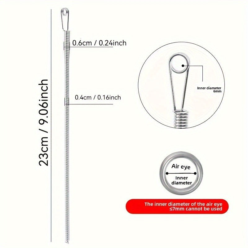 1 stainless steel high   elastic threader
