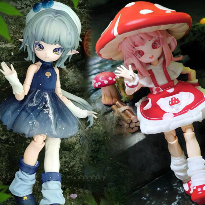 halloween christmas decor ofmushroom figurine 12 points