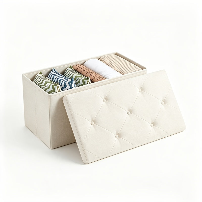 30 43 inch heavy duty folding storage   bench shoe