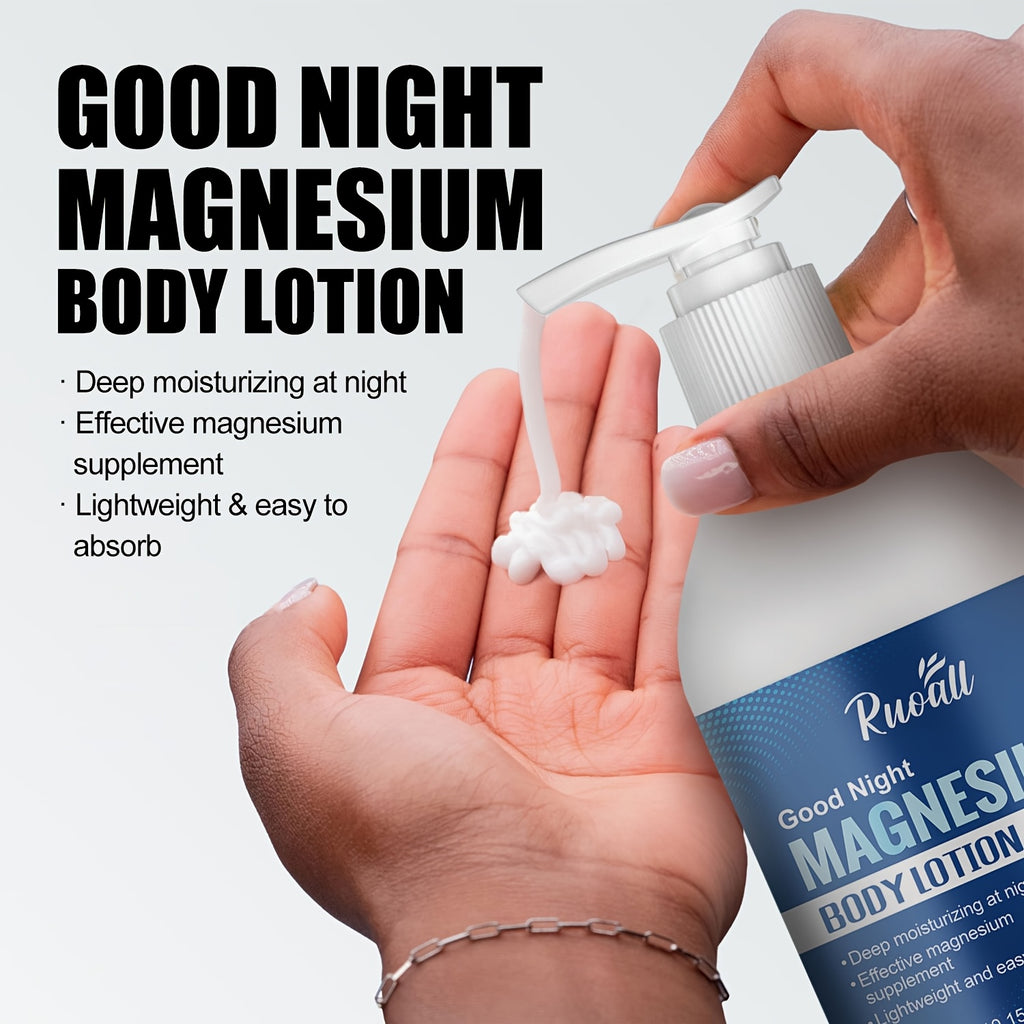 magnesium oil body lotion containing magnesium