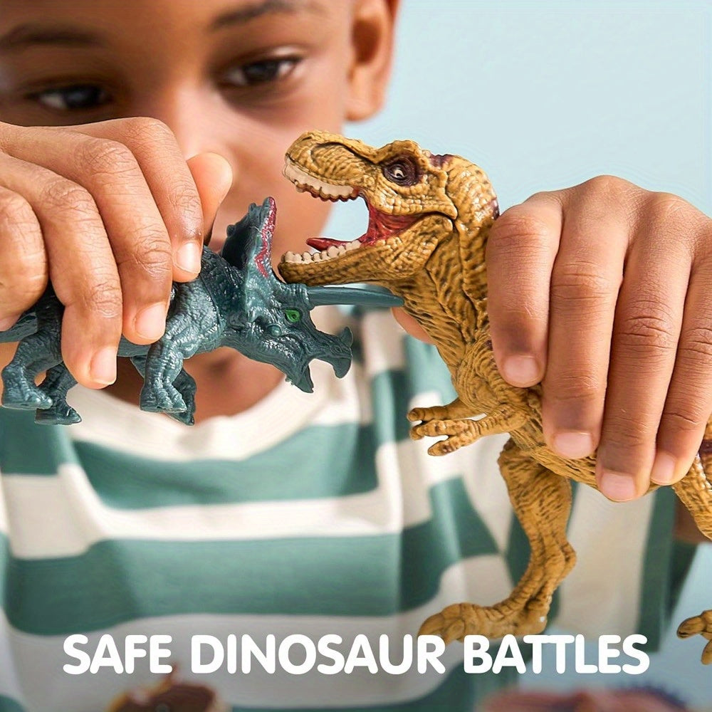 19pcs dinosaur toys kids ages 3 activity play mat storage