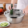 3pcs stainless steel kitchen set integrated grinder multi