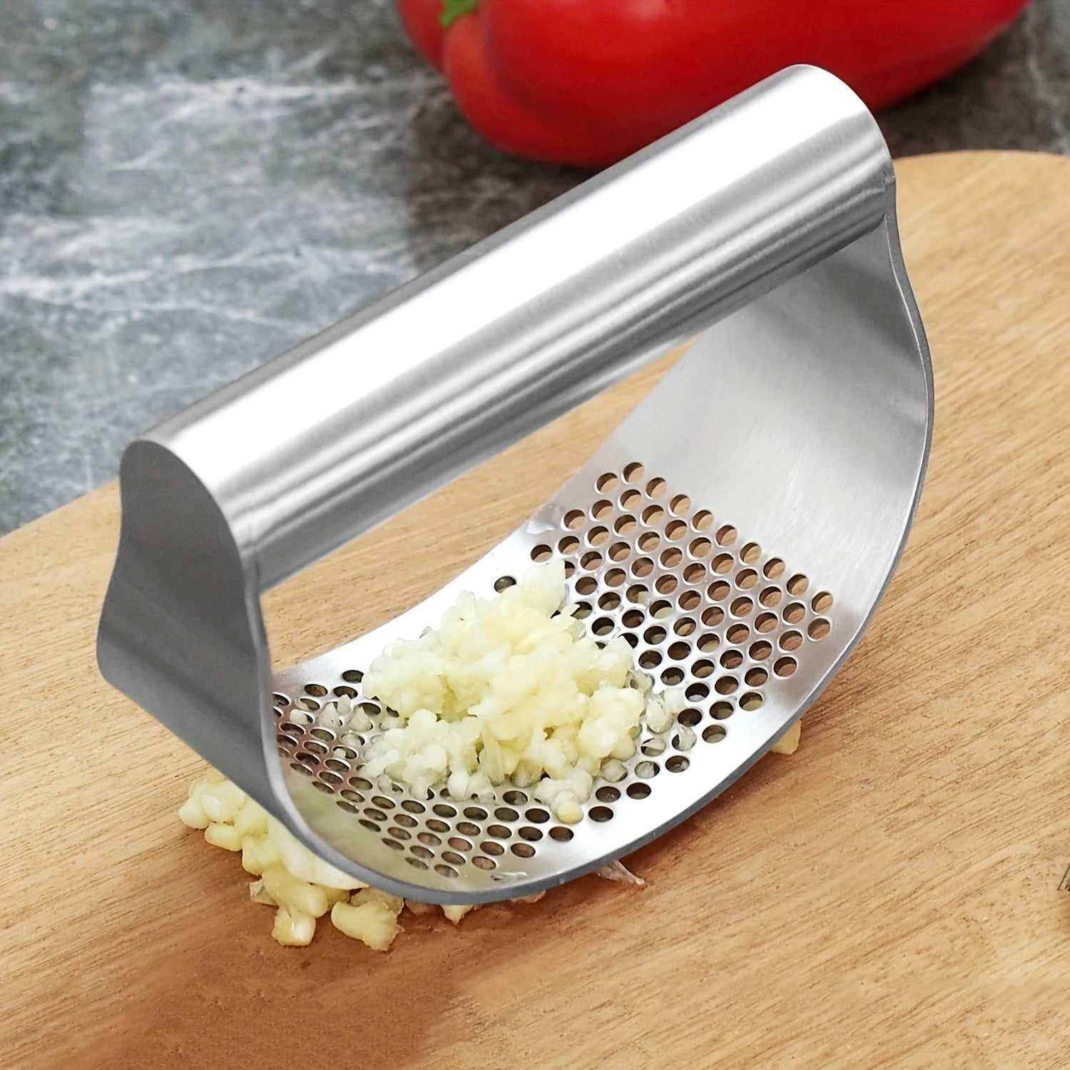 1 garlic press stainless steel ring garlic press garlic