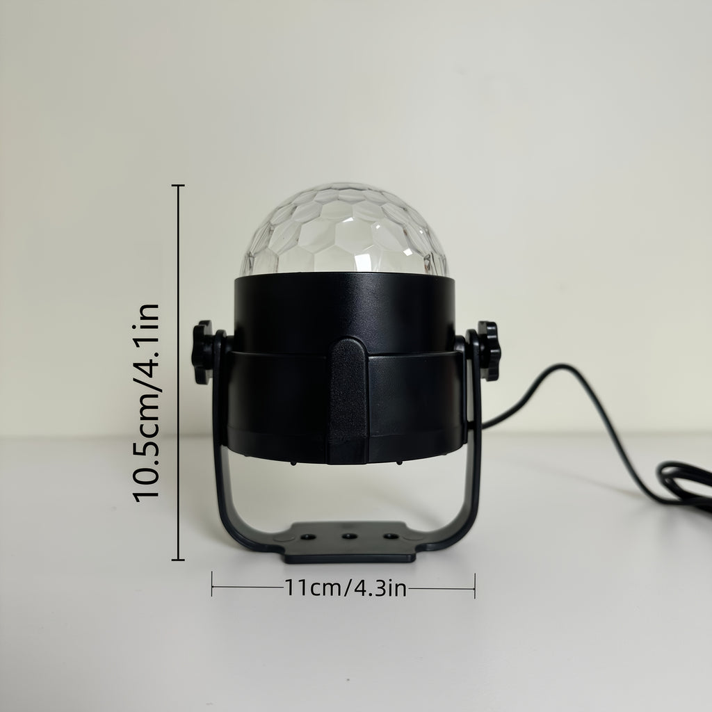 1 hd prism rgb disco ball light rotating disco ball light