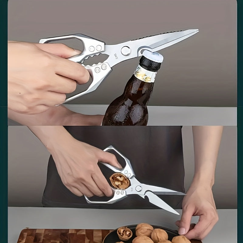 1pc stainless steel kitchen scissors professional multi