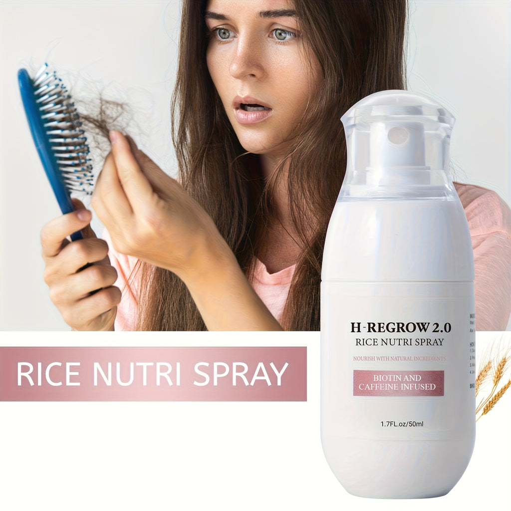 set 4 natural rice scalp sprays featuring hydrolyzed rice