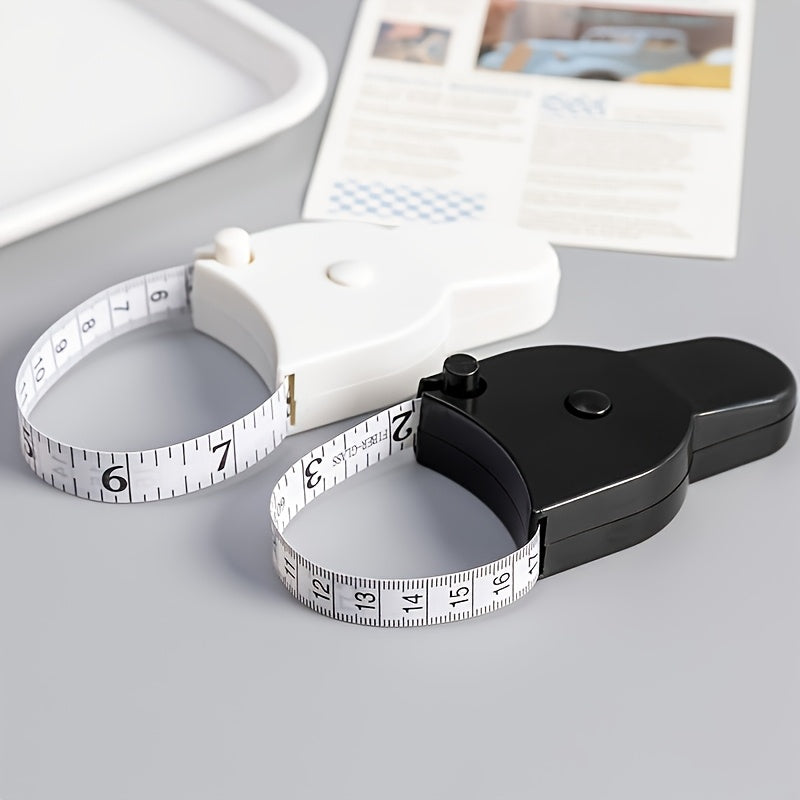 1pc   automatic retractable body tape measure locking