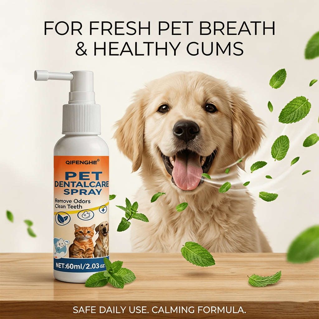 oral spray   pet breath freshener